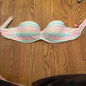 Victoria’s Secret Clear sequin bikini top